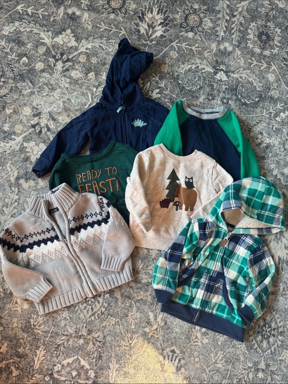 Bundle of 6 Baby Sweatshirts/Jacket